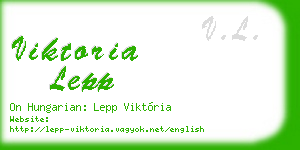 viktoria lepp business card