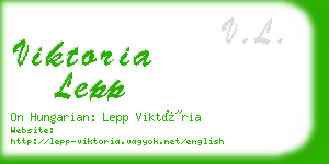 viktoria lepp business card